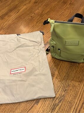 Hunter Green Mini Backpack with Front Pocket